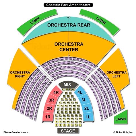 Even when pit is standing you have a perfect view. . Chastain park seating chart